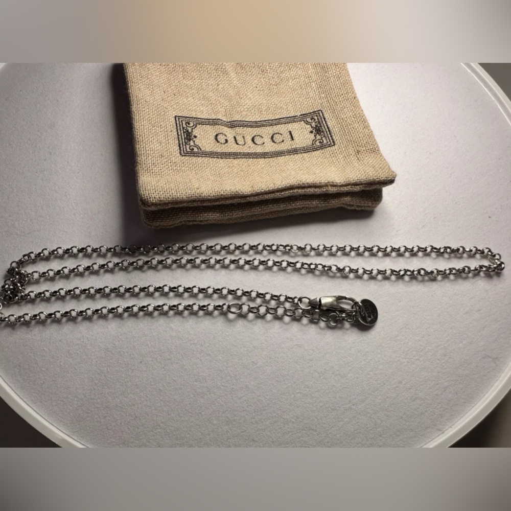 Gucci Silver 925 Chain Necklace “19 - Picture 3 of 4
